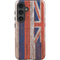 Hawaiian Flag Dark Wood Galaxy S24 Plus Impact Case
